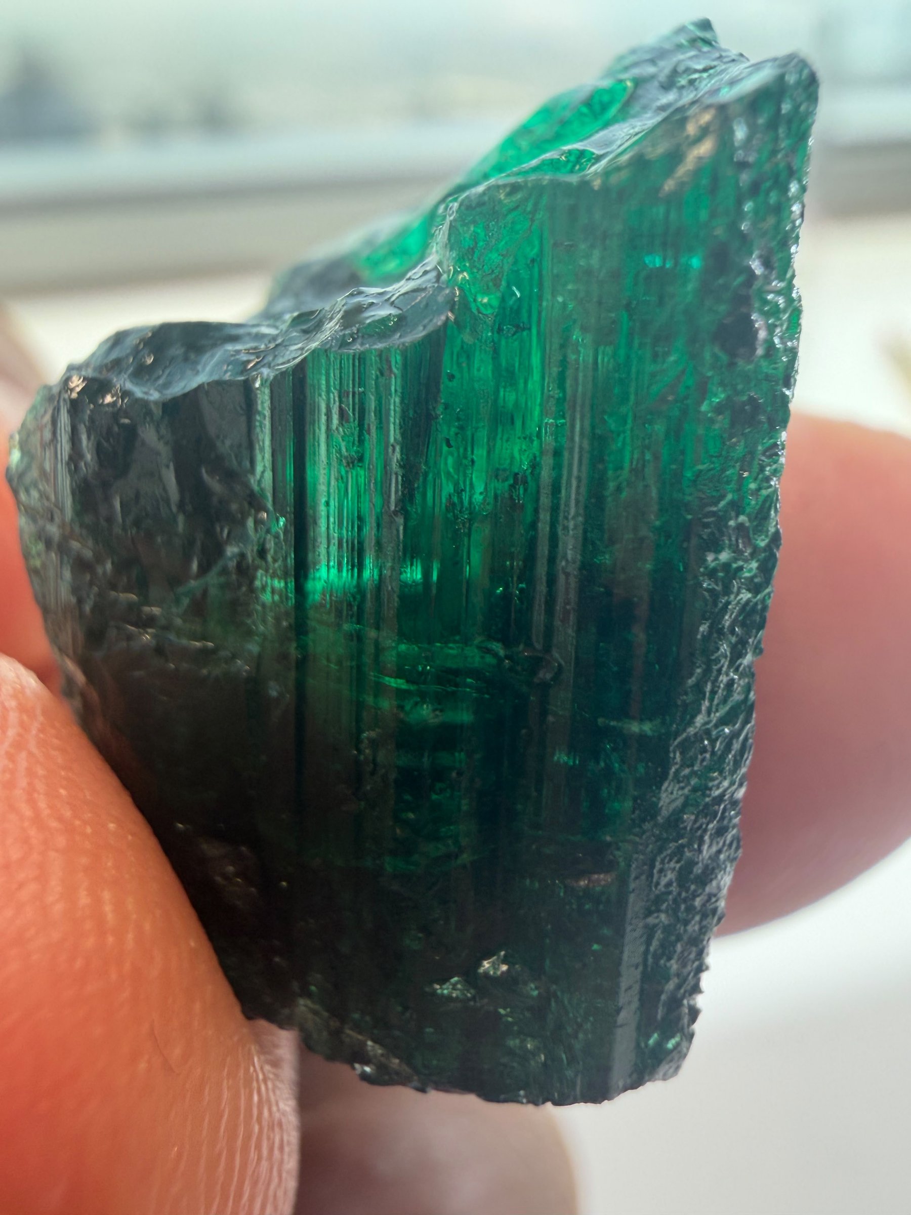 Natural rough emerald crystal, Tanara Gems